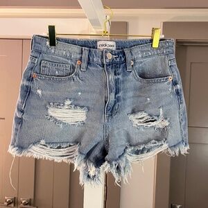 Distressed Jean Shorts